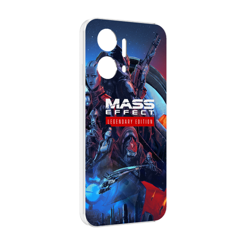 Чехол MyPads Mass Effect Legendary Edition для Honor X7a задняя-панель-накладка-бампер