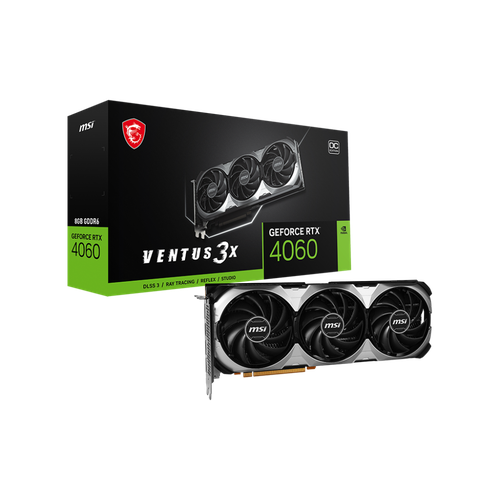 MSI Видеокарта GeForce RTX 4060 VENTUS 2X BLACK 8G 3899900₽