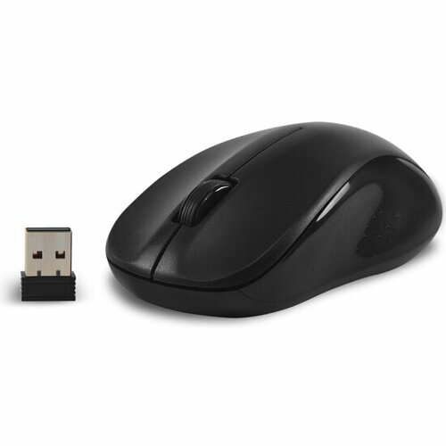 Мышь беспроводная CBR CM-410 оптическая 1200dpi радиус действия до 10м Black 76300₽