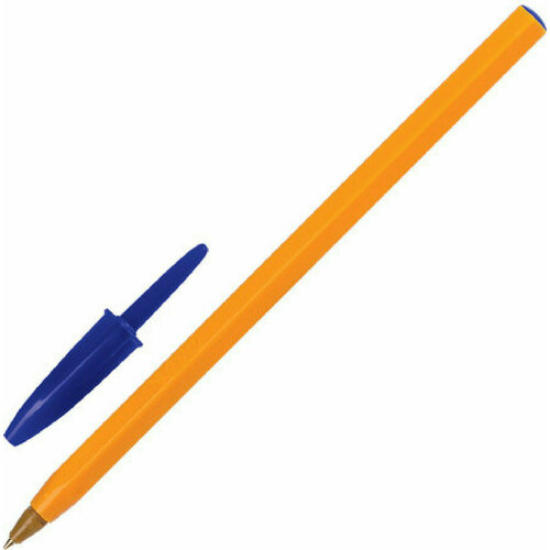 Набор ручек Ручка шариковая BIC Orange, синяя, корпус оранжевый, узел 0,8 мм, линия письма 0,3 мм, 8099221, 20 штук в упаковке