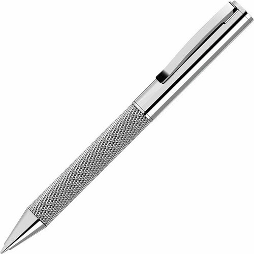 Ручка металлическая шариковая из сетки UMA MESH, серебристый роскошная металлическая поворотная шариковая ручка с металлическим покрытием деловой подарок масляная ручка милые канцелярские принадл
