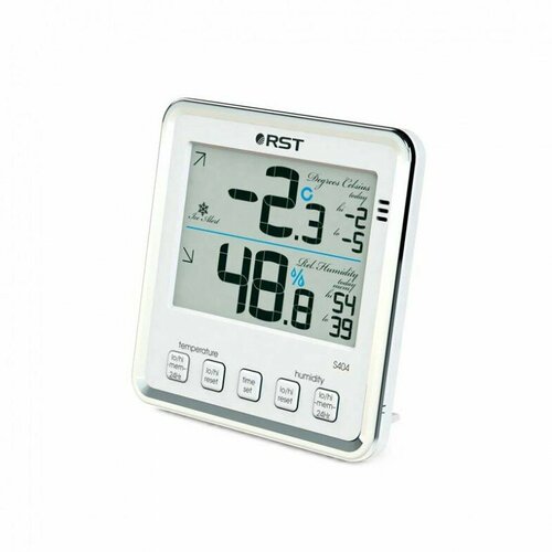 Электронный термогигрометр RST S404 с большим дисплеем слоновая кость 299000₽