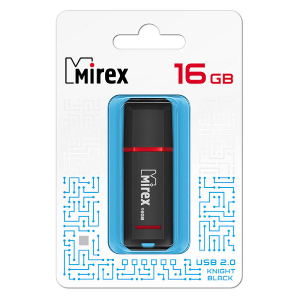 Флеш накопитель 8GB Mirex Knight, USB 2.0, Черный - фото №20