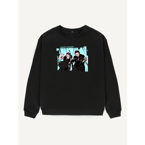 фото Свитшот , размер 42/44, черный киш