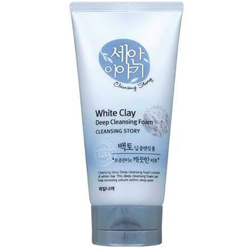 Пенка для лица с белой глиной [Welcos] Cleansing Story Foam Cleansing White Clay