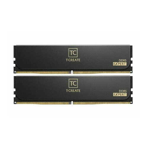 Оперативная память TEAM GROUP DDR5 32Gb 2x16Gb 6400MHz pc-51200 T-Create Expert CL40 135V CTCED532G6400HC40BDC01 1509000₽