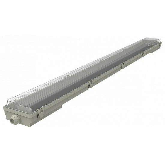 Gauss Светильник линейный СПП-Т8-G13 INDUSTRY 220-230V IP65 1260*107*61мм для LED ламп 2х1200мм (арт. 909410212)