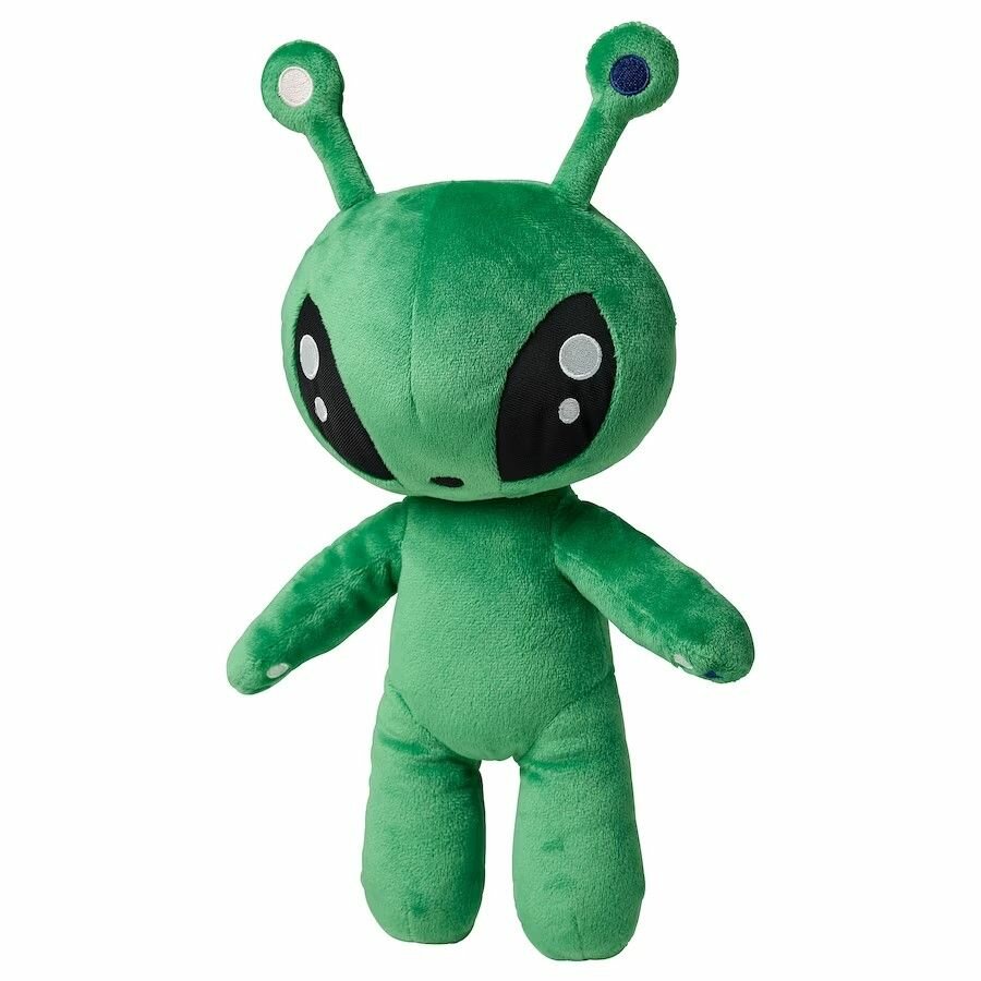 Плюшевая игрушка IKEA AFTONSPARV, инопланетянин/зеленый, 34 см. Пришелец икеа афтонспарв.