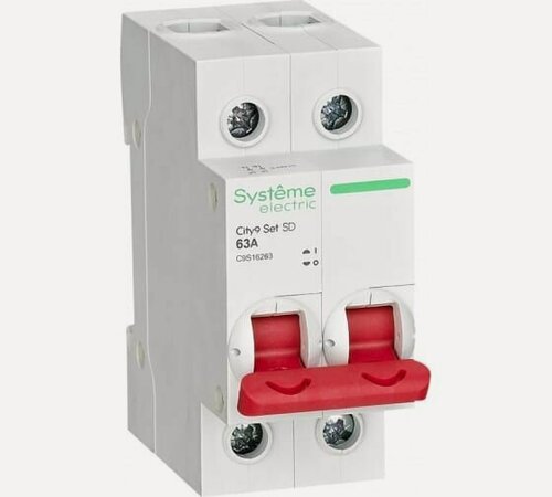 Изображение товара Выключатель нагрузки (ВН) 2P 63А City9 Systeme Electric