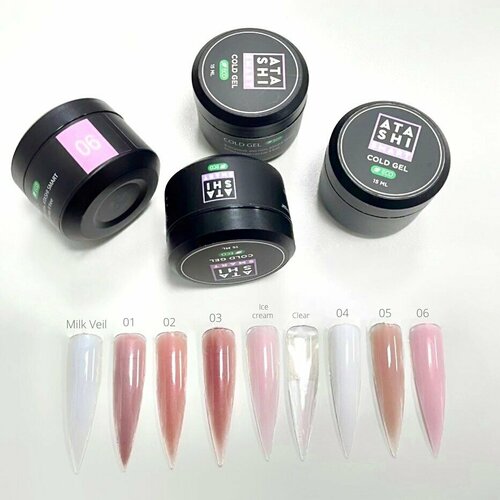 ATASHI Smart Холодный гель, ECO, Clear, Прозрачный, 15мл