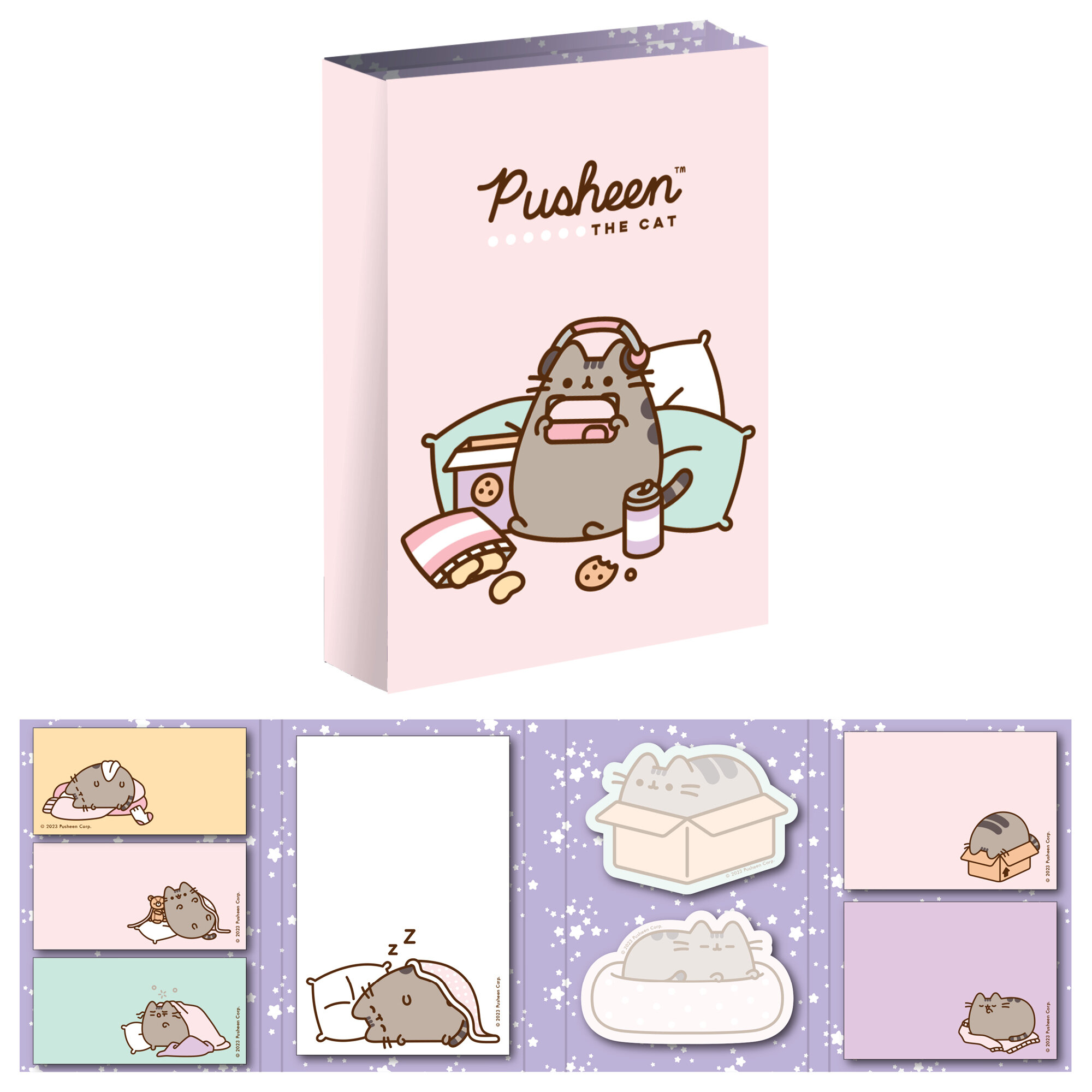 Набор стикеров для записей Pusheen размер 83 x 57 x 12 см PUKS-UA1-SNB