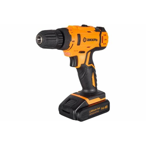 Дрель-шуруповерт вихрь ДА-144Л-2К 144 В 40 Нм 1400 обмин с 2 АКБ 2 Ач и ЗУ в кейсе 72148 544700₽