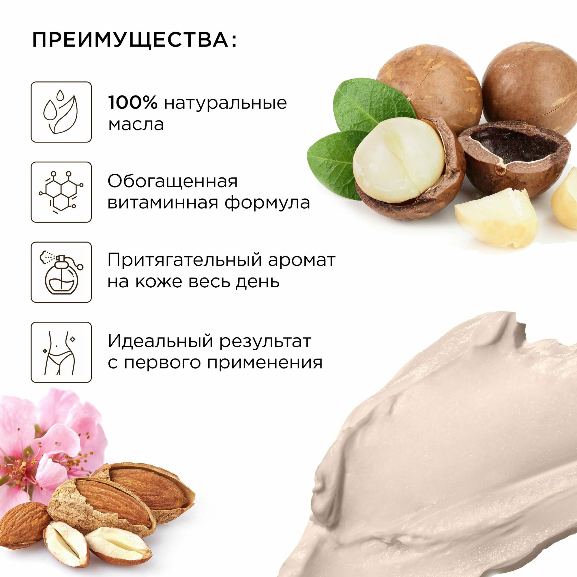 MIXIT Увлажняющий парфюмированный крем для рук и тела против сухости SPA RITUALS, 250 мл