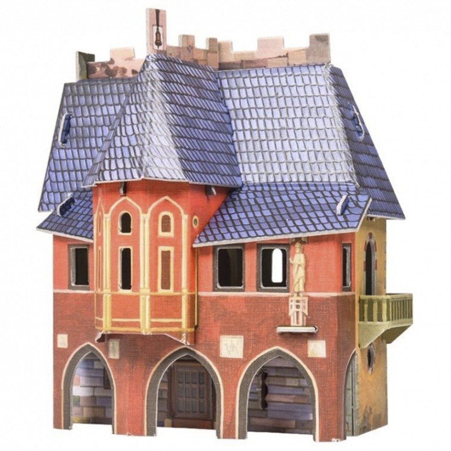 Сборная модель Умная Бумага "Средневековый город", Ратуша, картон