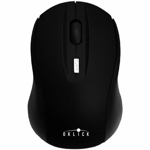 Мышь Oklick 415MW black optical (1600dpi) cordless USB (4but) мышь oklick 795g ghost gaming optical mouse black usb