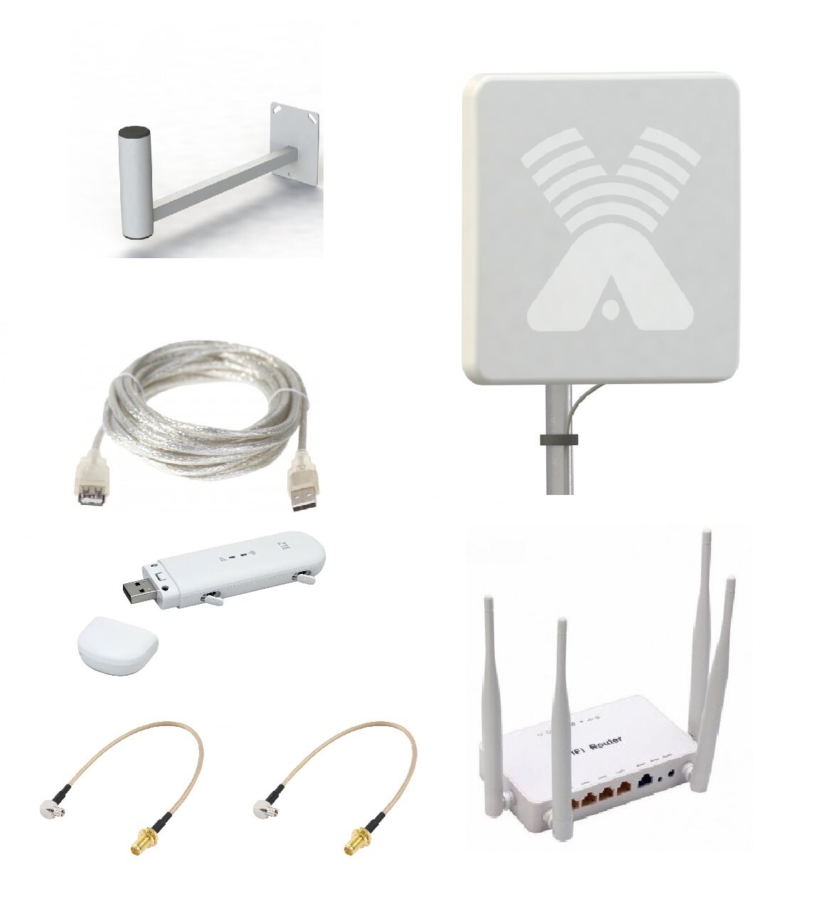 Комплект для Интернета на Дачу 3G/4G/LTE Wifi MIMO BOX