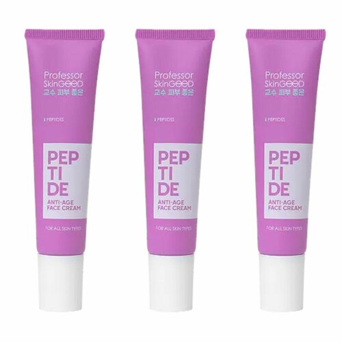 Антивозрастной крем для лица Professor SkinGOOD, Peptide Anti-Age Face Cream, с пептидами 30 мл, 3 шт