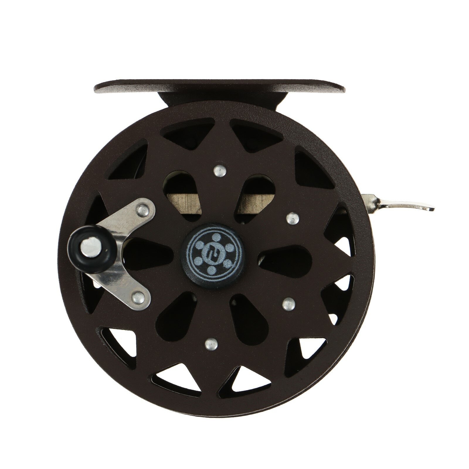 Катушка инерционная металл 2 подшипника диаметр 7.5 см цвет коричневый TL75A 9913093
