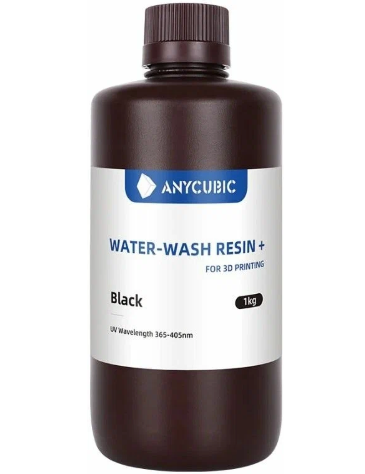 Фотополимер Anycubic Water-Wash Resin+ Чёрный, 1 л