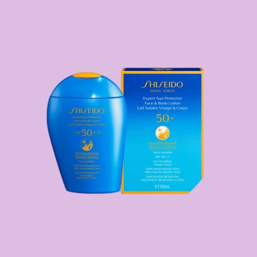 Солнцезащитный лосьон для лица и тела SHISEIDO expert sun protection lotion SPF 50+, 150 мл