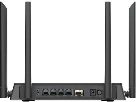 Маршрутизатор/ DIR-841/GF, DIR-841/GFRU AC1200 Wi-Fi Router, 1000Base-X SFP WAN, 4x100Base-TX LAN, 4x5dBi external antennas