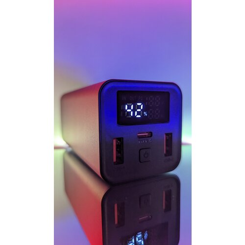 Внешний аккумулятор Power bank NoviSea EV-11 20000 mAh мощность 65W Super Fast Charge Power bank внешний аккумулятор индикация тока напряжения и заряда батареи 2799₽