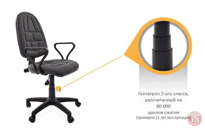 Компьютерное кресло Chairman 205 черный - фото №15