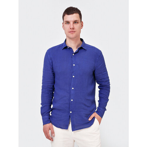 Рубашка Peuterey, размер 54, синий