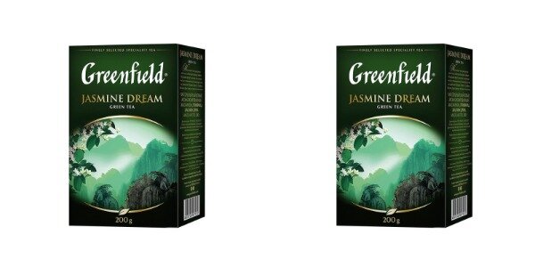Чай Greenfield, Jasmine Dream, зеленый, листовой, 200 г, 2 шт.