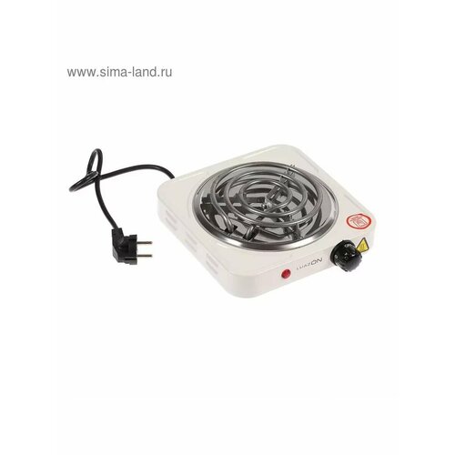 Плитка электрическая LuazON LHP-001 1 конфорка 1000 Вт н 132700₽