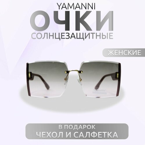 Солнцезащитные очки YAMANNI, черный, розовый