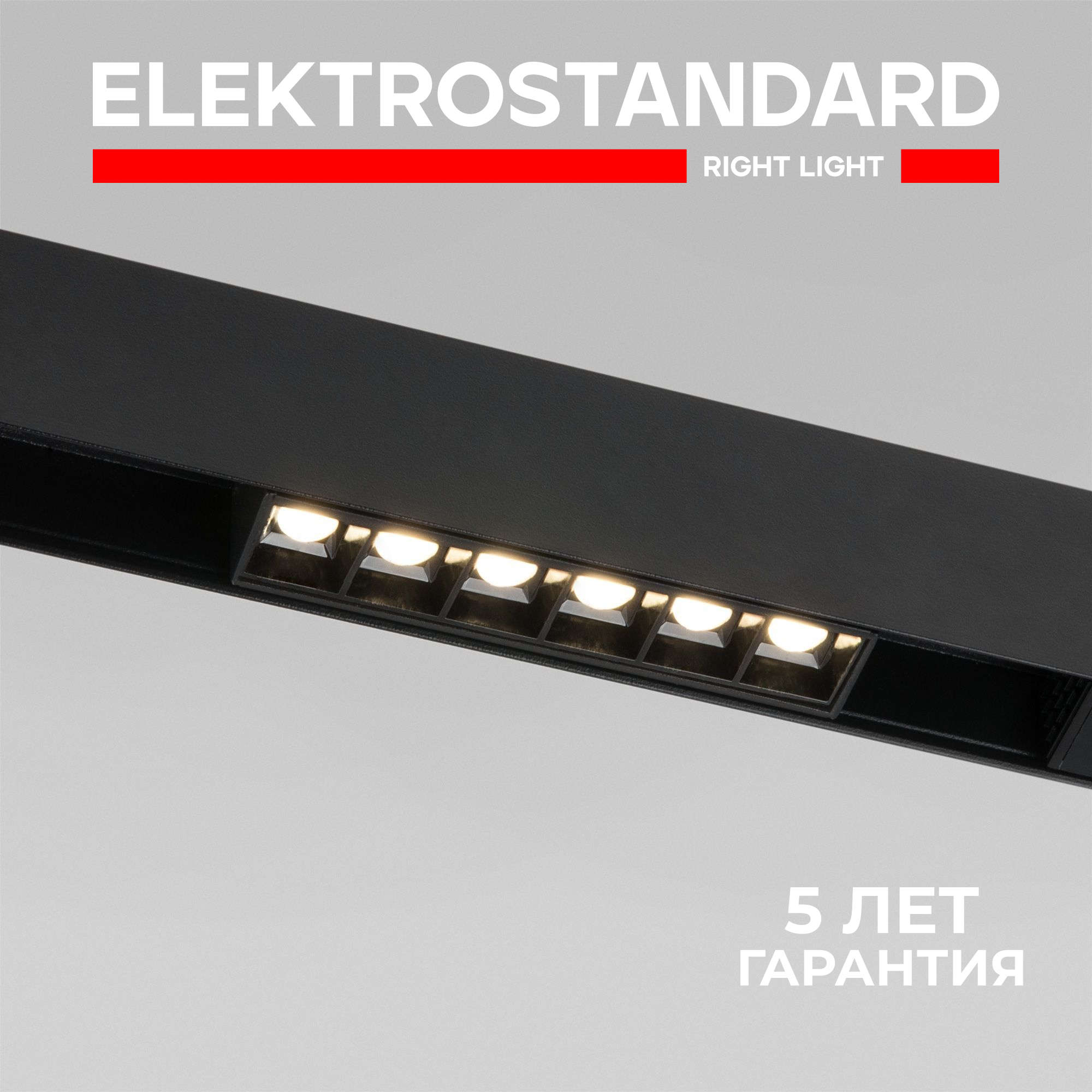 Трековый светодиодный светильник Elektrostandard Slim Magnetic SL01 85004/01, 6 Вт, 4200 K, цвет черный