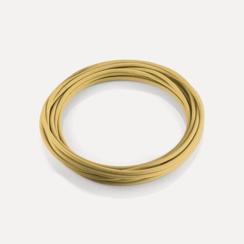 Изображение товара Провод электрический ideal lux Cavo tessuto D5мм L5000мм 2x0.75мм2 230В Латунь Медь/Ткань 301648.