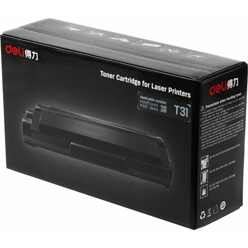 фото Картридж лазерный deli t31-ea1 черный (3500стр.) для deli p3100/m3100