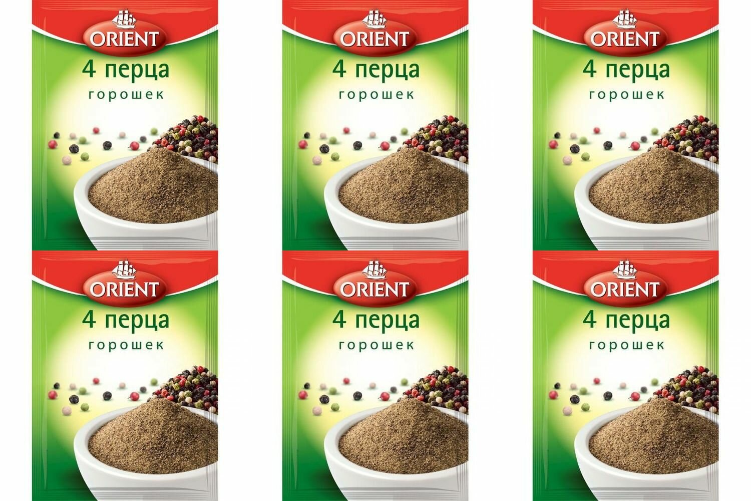 Orient Смесь приправ 4 перца горошек 10 г 6 шт //