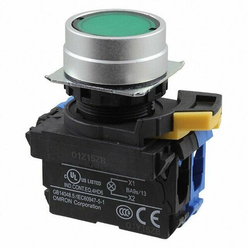 Кнопочный переключатель OMRON A22NL-BPA-TGA-G100-GC 3210₽