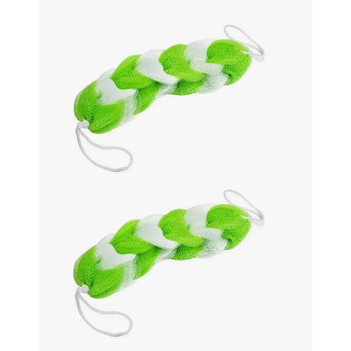 Мочалка-косичка RILLY в ручками, 2 шт