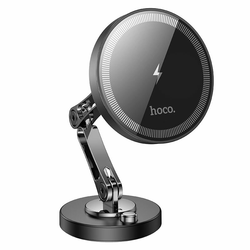 фото Магнитный держатель Hoco Magsafe HW26 15W с беспроводной зарядкой