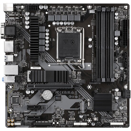 Материнская плата Gigabyte B760M DS3H DDR4 (LGA1700, mATX) — фото 1
