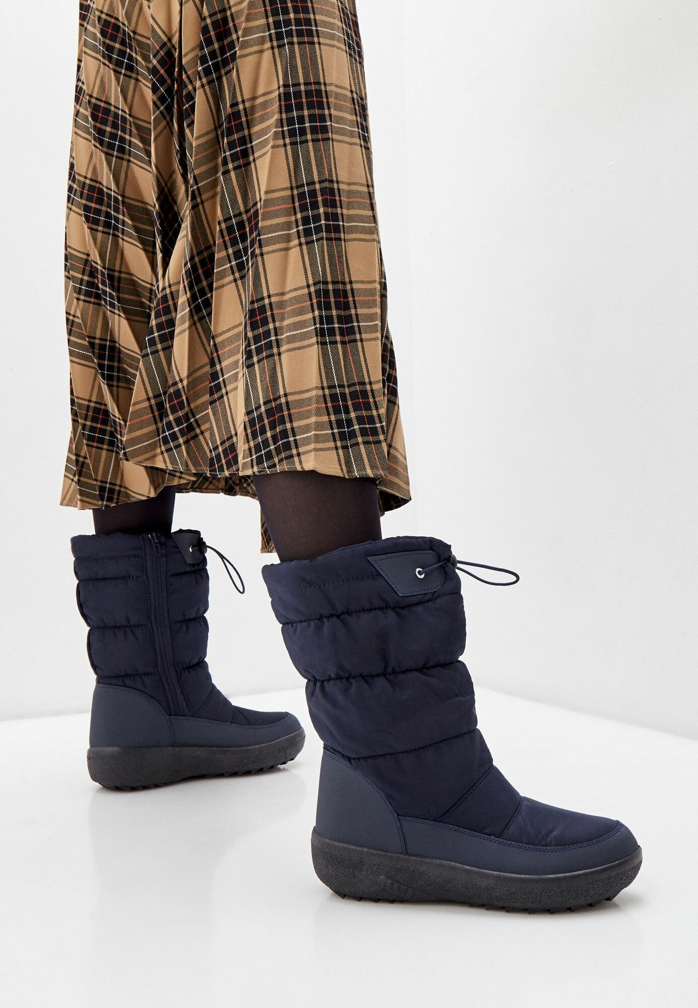 Сапоги Nobbaro полнота 7 (RU)/ на среднюю и широкую стопу размер 37 синий