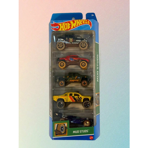 фото Hot wheels mud studs - набор из 5 машинок, 1806-htv40
