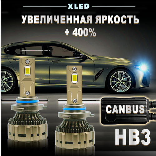 Автомобильные светодиодные лампы ISKRA Xled SUPER LONG с цоколем hb3 мощностью 110 ватт 32 000 люмен 6200₽