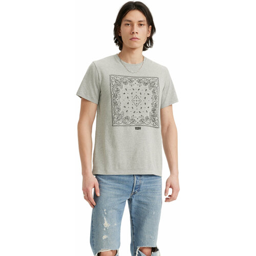 Футболка Levi's, размер M, серый