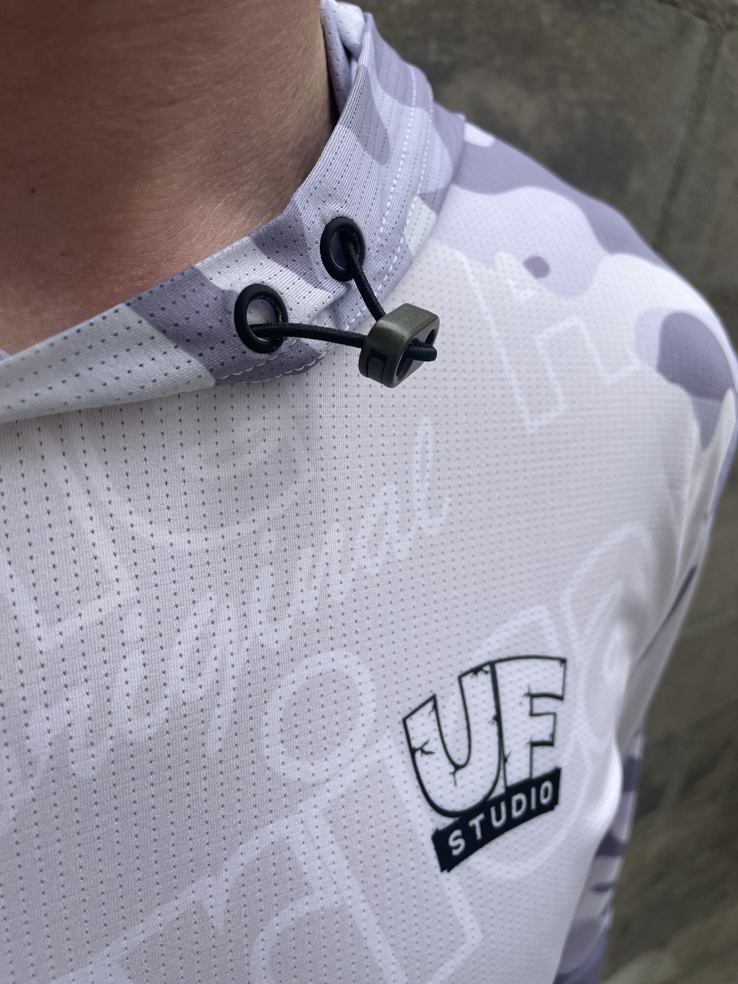 Джерси для рыбалки с капюшоном Uf-Studio Hurricane (4XL) Sky Camo — фото 1