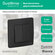 Выключатель Schneider Electric Blanca двухклавишный антрацит (ком...
