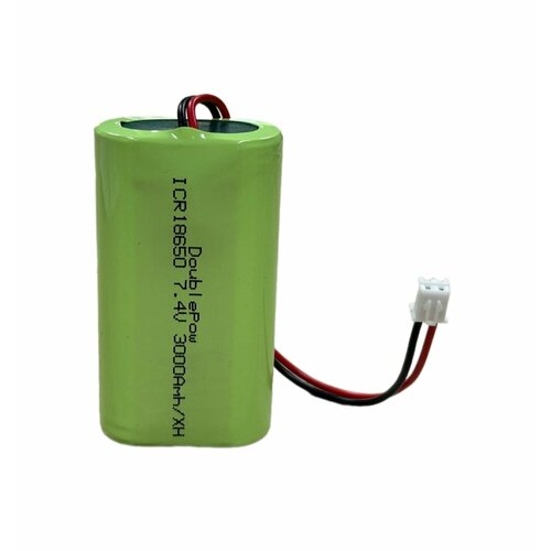 Аккумулятор DoublePow 18650 2S-PSM 74V 3000mAh с разъемом XH254-2P с защитой 1 шт 1400₽