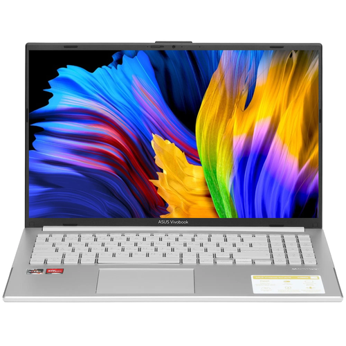 15.6" Ноутбук ASUS VivoBook Go 15 IPS, AMD Ryzen 5 7520U (4.10 ГГц), RAM 8 ГБ, SSD 1 ТБ, AMD Radeon 610M, Windows 11 Pro + Office 2021 Pro Plus, Русская раскладка серебристый