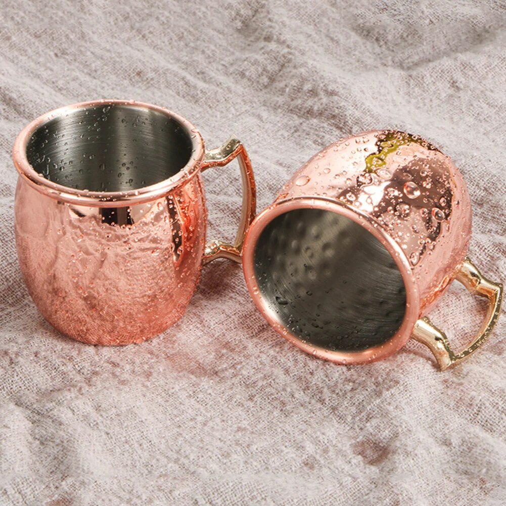 Мини-кружка для мюла из нержавеющей стали Rose Gold 60 мл — фото 1
