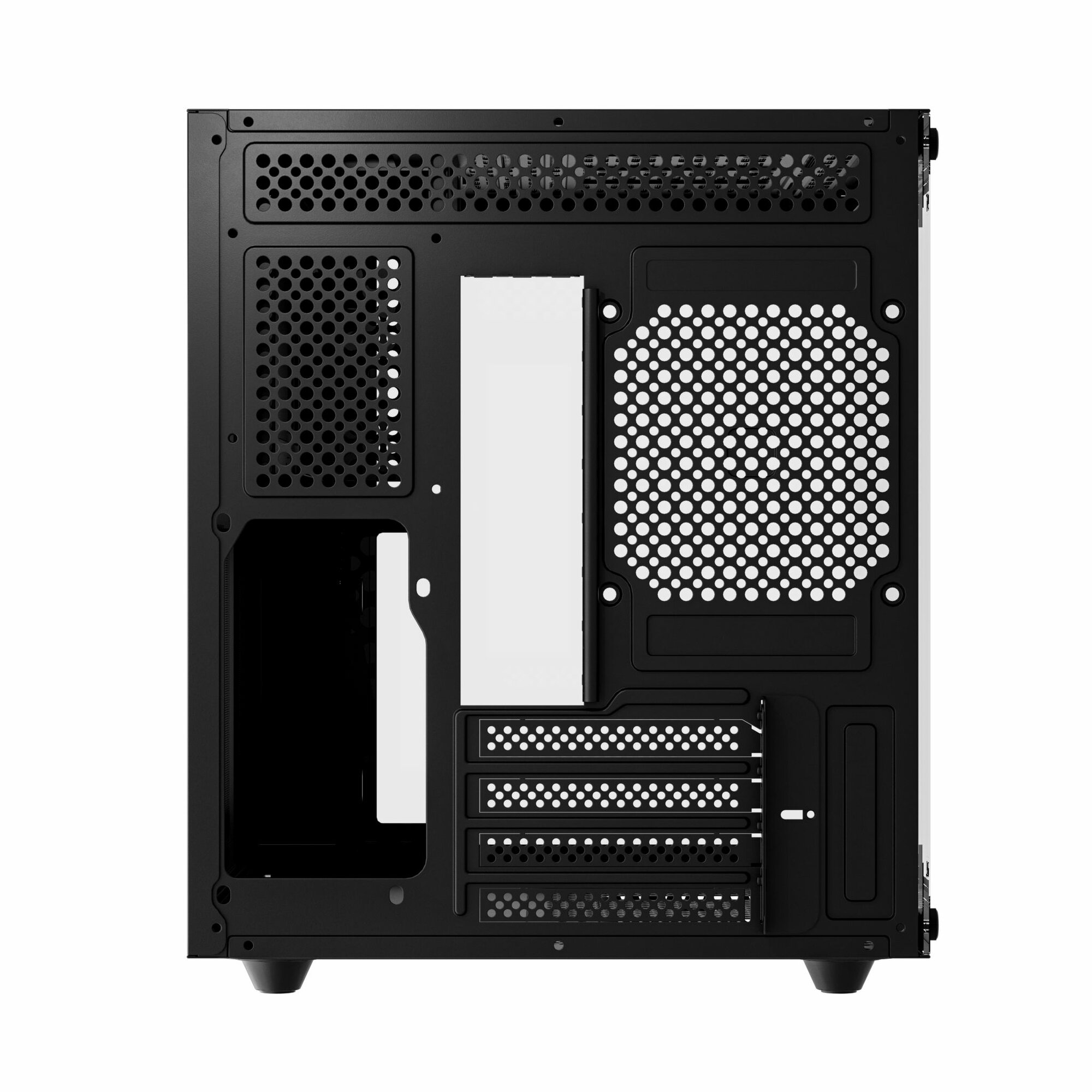 Корпус Invader Q3S кубик + закаленное стекло, Micro-ATX, Mini-ITX — фото 1