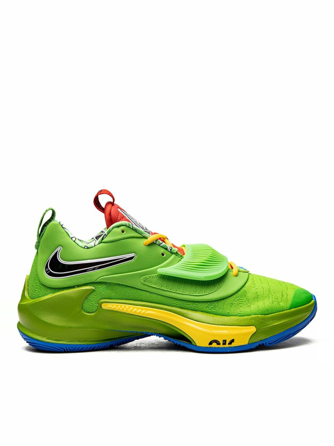 Кроссовки NIKE Zoom Freak 3, размер 9.5 US, зелeный